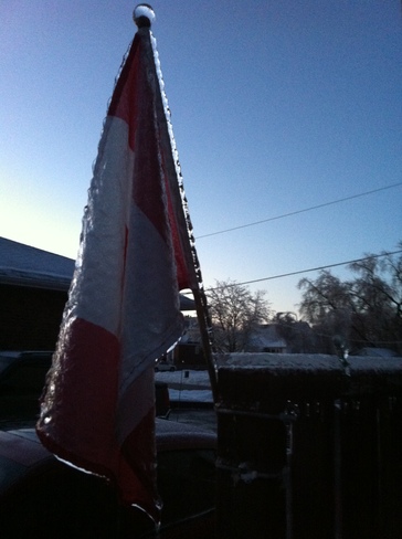Canada frozen in time North Oshawa, Ontario Canada