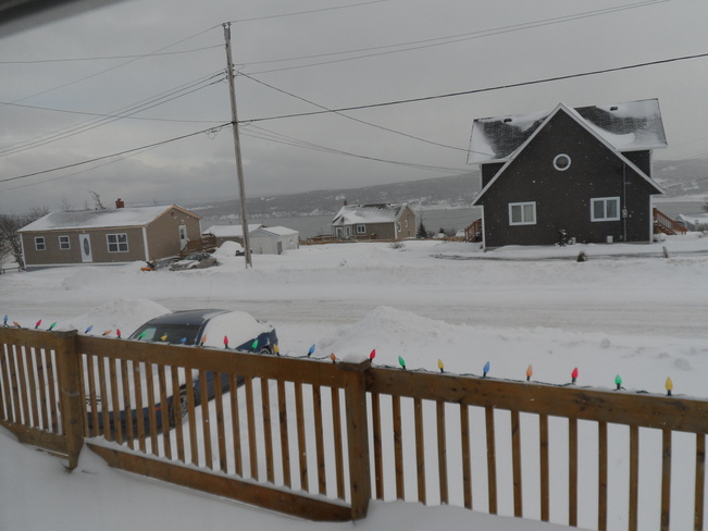 White snowy Christmas Carbonear, Newfoundland and Labrador Canada