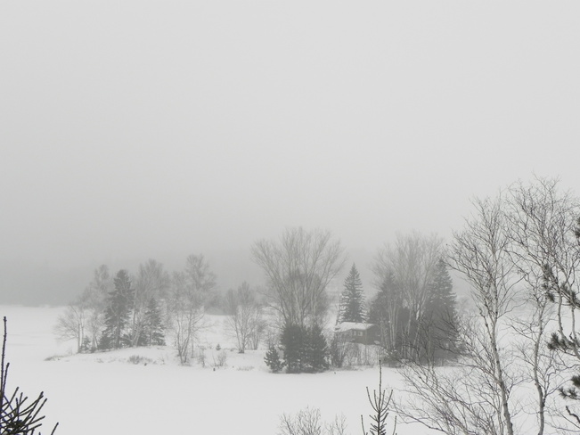 Mist in the air Sudbury, Ontario Canada