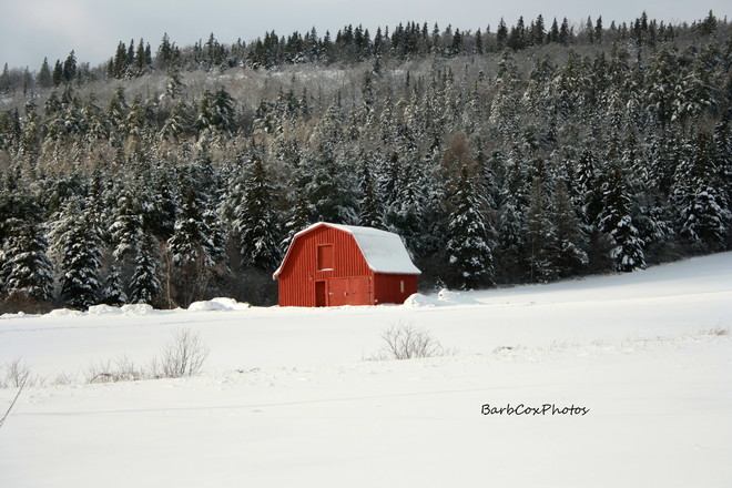 little red barn Sussex Corner, New Brunswick Canada