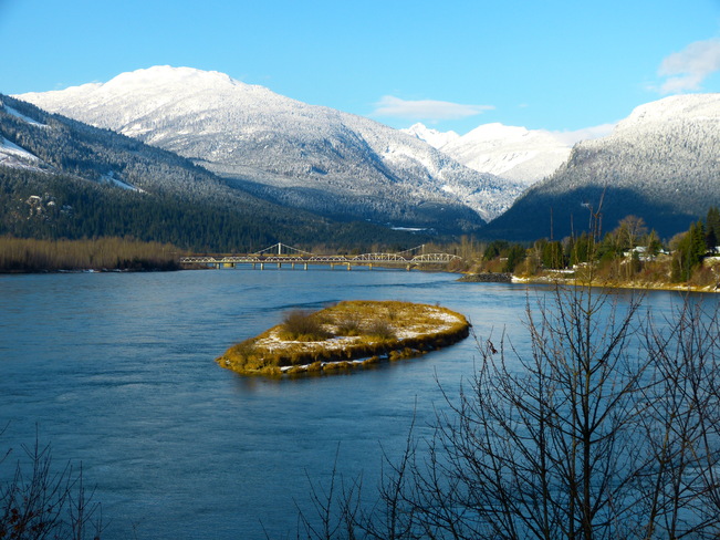 sunny day Revelstoke, British Columbia Canada