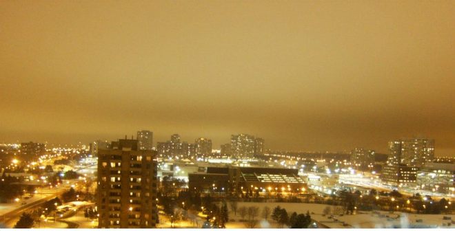 Snowfall @ 3 AM(1) Brampton, Ontario Canada