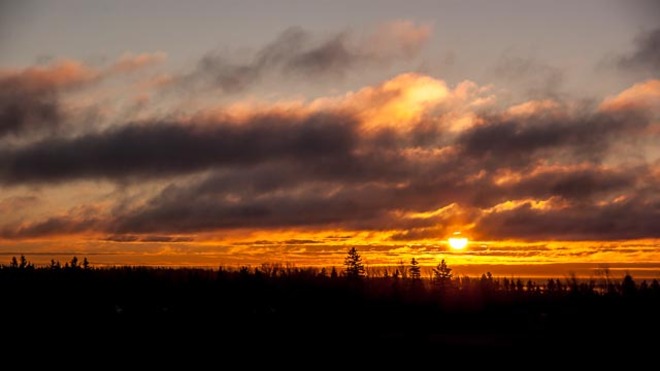 Morning sun Huntley, Prince Edward Island Canada