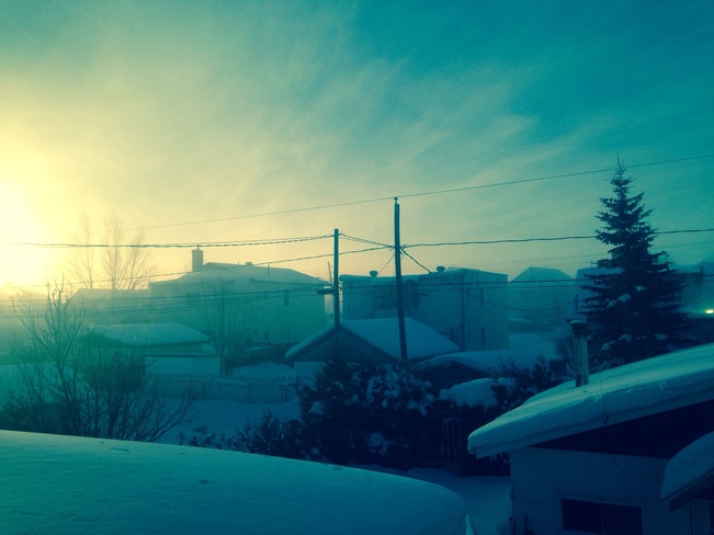 Beautiful Morning Malartic, Quebec Canada