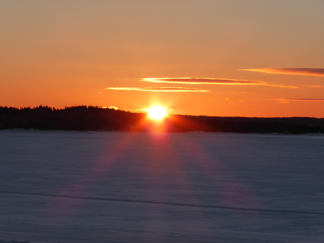 Beautiful Sunset Birchy Bay, Newfoundland and Labrador Canada