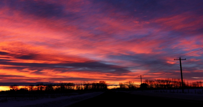 sunset Brooks, Alberta Canada