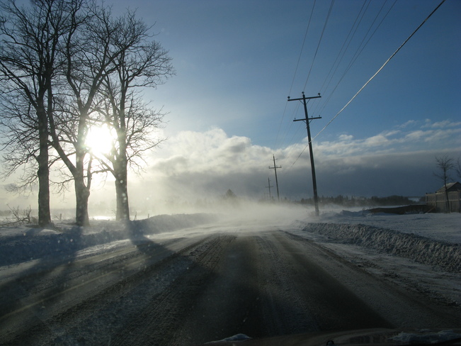 hazardess road conditions Bradford West Gwillimbury, Ontario Canada
