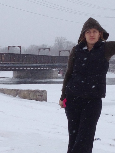 me in the snowy weather Peterborough, Ontario Canada