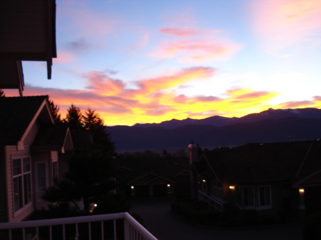 Sumas Sunrise Abbotsford, British Columbia Canada