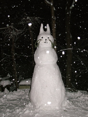 snowman North Oshawa, Ontario Canada