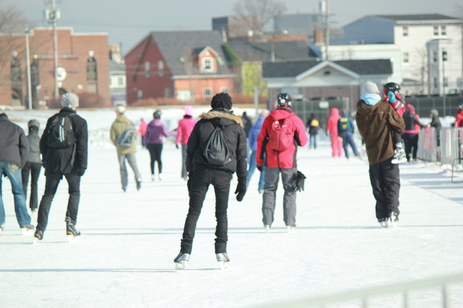 Great day for a skate at the Emera Oval Halifax, Nova Scotia Canada