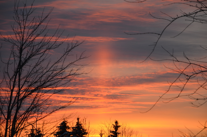 sunset Caledon, Ontario Canada