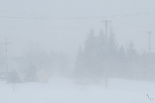 Blizzard Dieppe, New Brunswick Canada