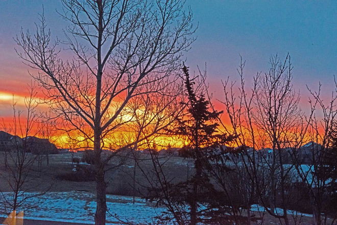 Morning Sky Full of Colour Lethbridge, Alberta Canada