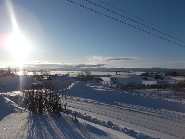 Beautiful Sunday Winter Morning Stephenville Crossing, Newfoundland and Labrador Canada