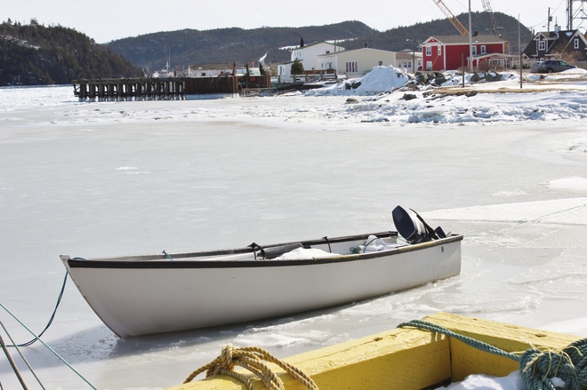 stuck in the ice Placentia, Newfoundland and Labrador Canada
