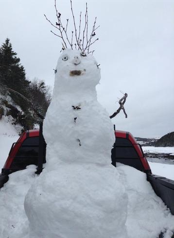 our work snowman Clarenville, Newfoundland and Labrador Canada