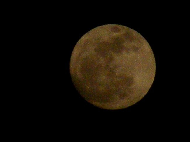 full moon Cobalt, Ontario Canada
