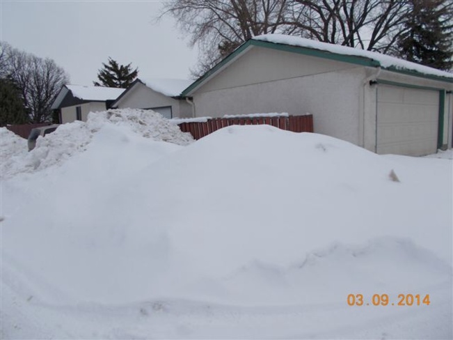 so much snow! Winnipeg, Manitoba Canada
