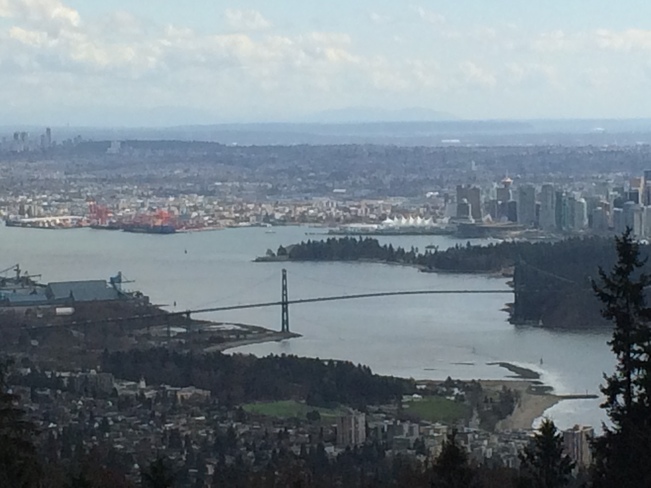 Looking over Vancouver,BC West Vancouver, British Columbia Canada