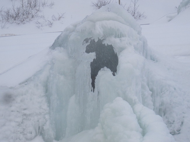 Ice Monster?! Deer Lake, Newfoundland and Labrador Canada