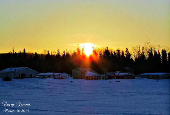 "Sunrise At The Pond" Springdale, Newfoundland and Labrador Canada