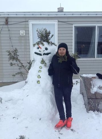 Snowman Kashechewan, Ontario Canada