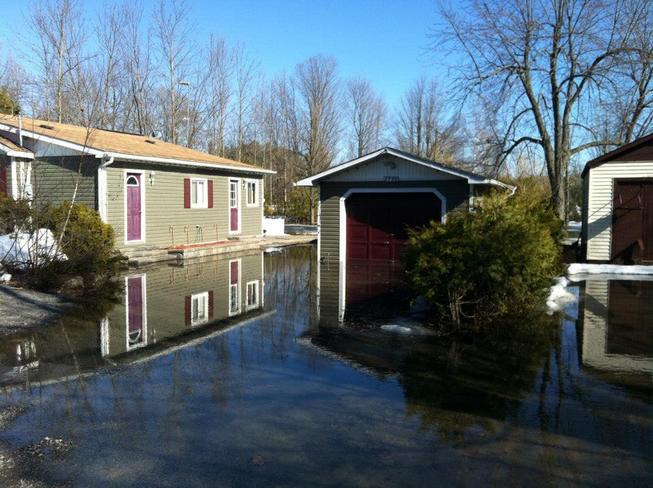 Spring Flooding Kemptville, Ontario Canada