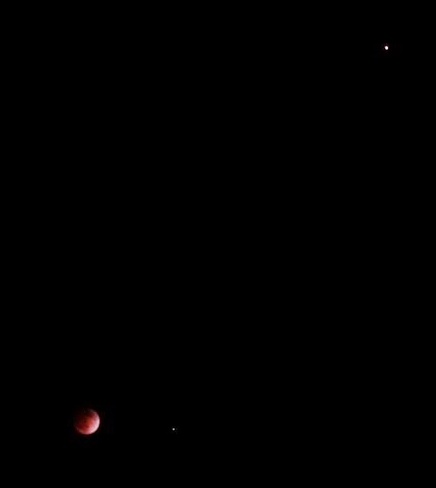Blood Moon Lunar Eclipse Campbell River, British Columbia Canada