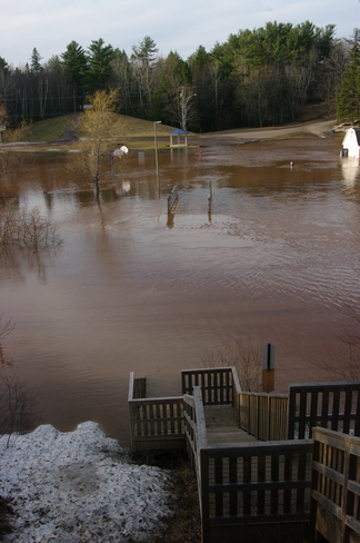 Centennial Park is Flooded Moncton, New Brunswick Canada
