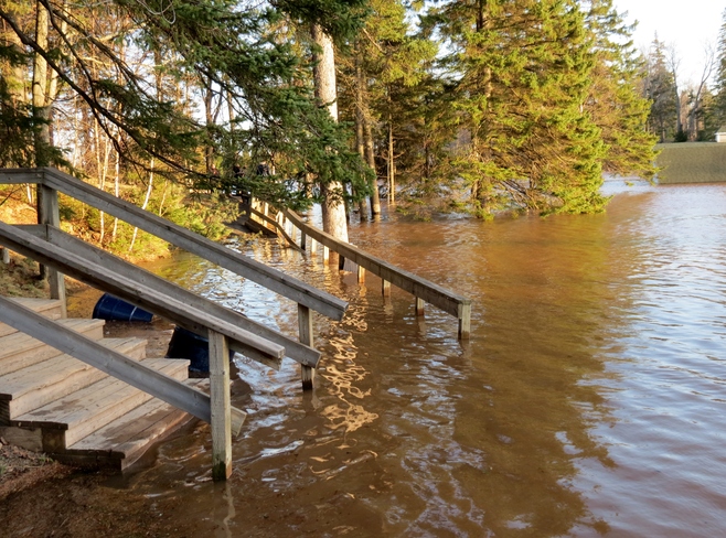 Centennial Park Flood Moncton, New Brunswick Canada