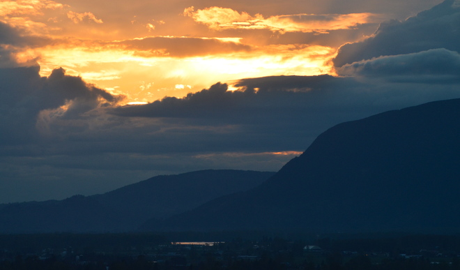 Evening in the Fraser Valley Chilliwack, British Columbia Canada