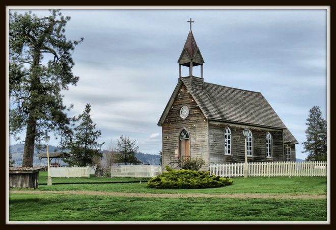 St. Anne's Church at the historic O'Keefe Ranch in Vernon, B.C. Vernon, British Columbia Canada