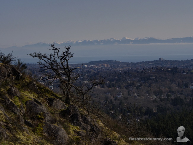 The view from Mt. Douglas Victoria, British Columbia Canada