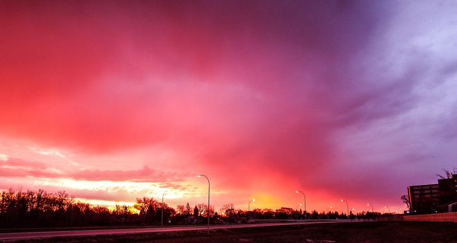 Showers at dawn: Winnipeg, MB
