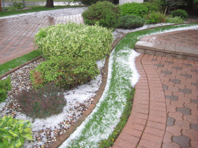 Hail in Orleans, Ontario on May 24, 2014 ON K1E3N3