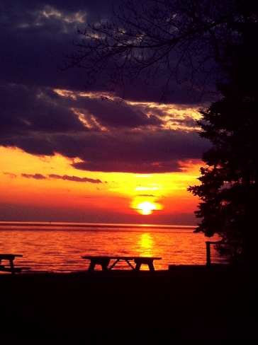 sunset in north bay North Bay, Ontario Canada