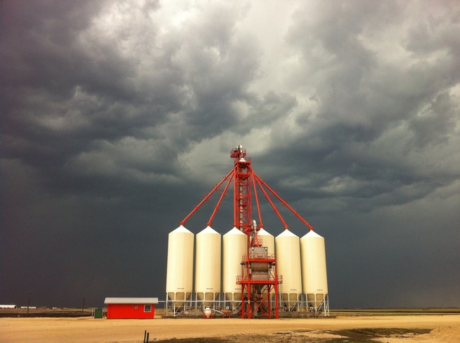 Storm Clouds over Richardson Pioneer(South Lakes) north of Winnipeg Unnamed Road, Stony Mountain, MB R0C 3A0, Canada