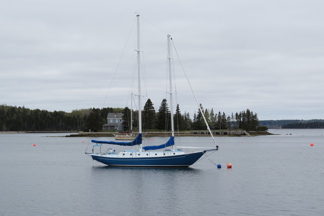 Sailboat Resting Chester, Nova Scotia