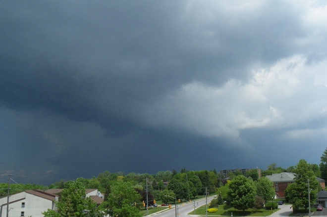 Dark Dark Storm Clouds Orillia, Ontario Canada