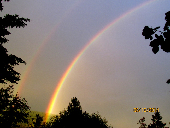 awesome rainbow Vernon, BC