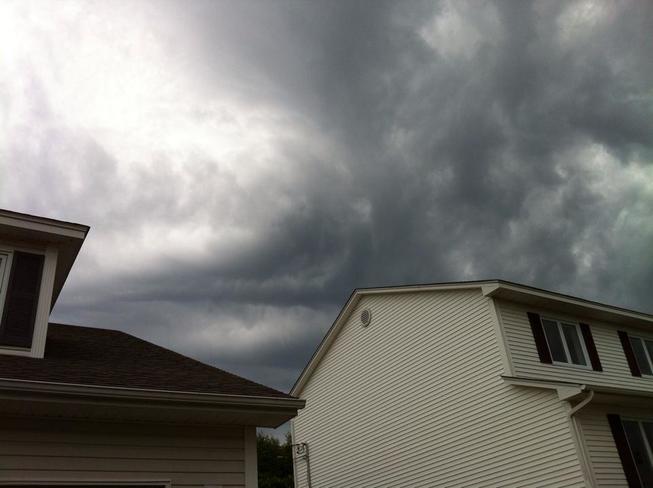 Thunderstorm ahead of Arthur Fredericton, NB