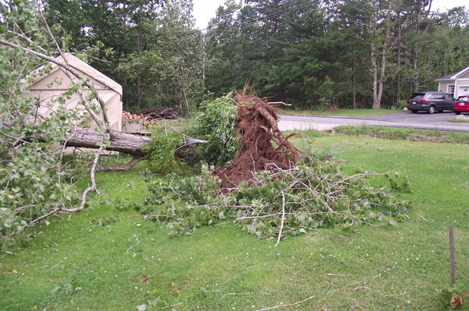 Hurricane Aurthur In My Parents Back Yard July 5th 2014 Mahone Bay, Nova Scotia Canada