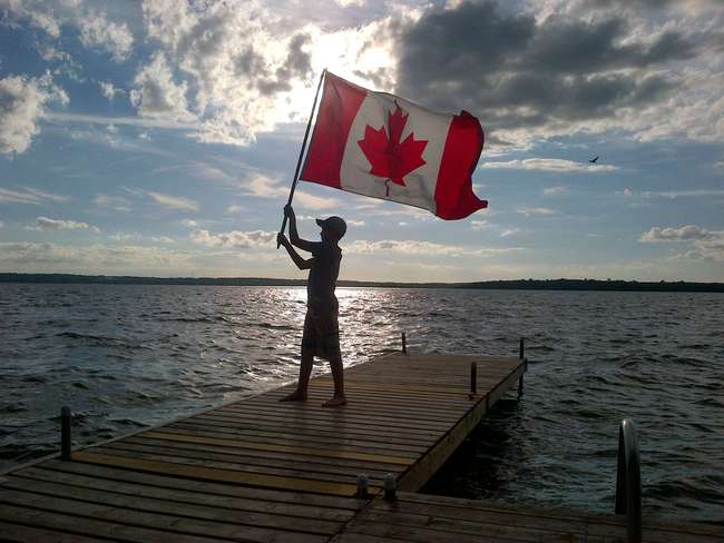 Happy Canada Day Lake Couchiching, Simcoe County, ON