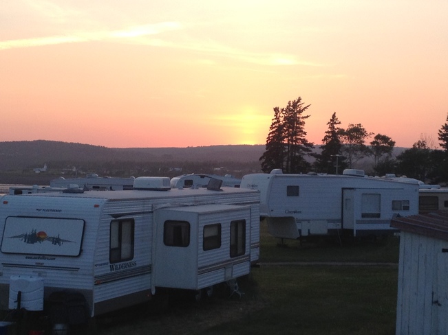 Campground Sunset Five Islands, NS
