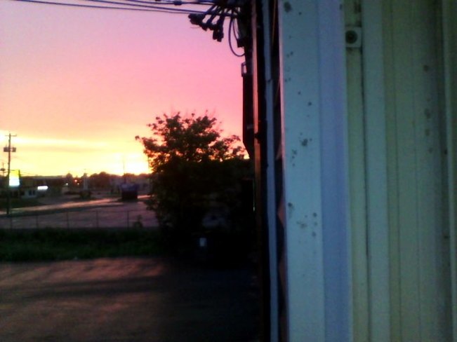 pink sky at night is a sailors delight pink sky in morning is a sailors warning O'Leary Avenue, St. John's, NL