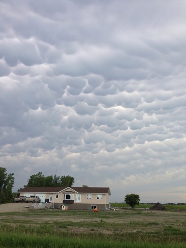 mammatus clouds Hartney, Manitoba Canada