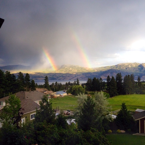 Double Rainbow West Kelowna, British Columbia Canada