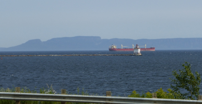 Lake Superior Marine Scene in Thunder Bay 