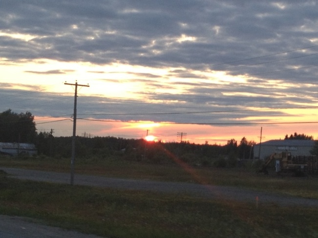 sunset Matheson, Ontario Canada
